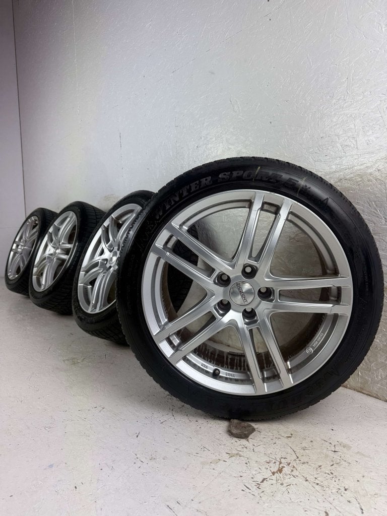 Ford Mondeo Galaxy Kuga S-Max velgen 18" 5x108 winterset, Auto-onderdelen, Niet ingevuld, 18 inch, Gebruikt, Banden en Velgen