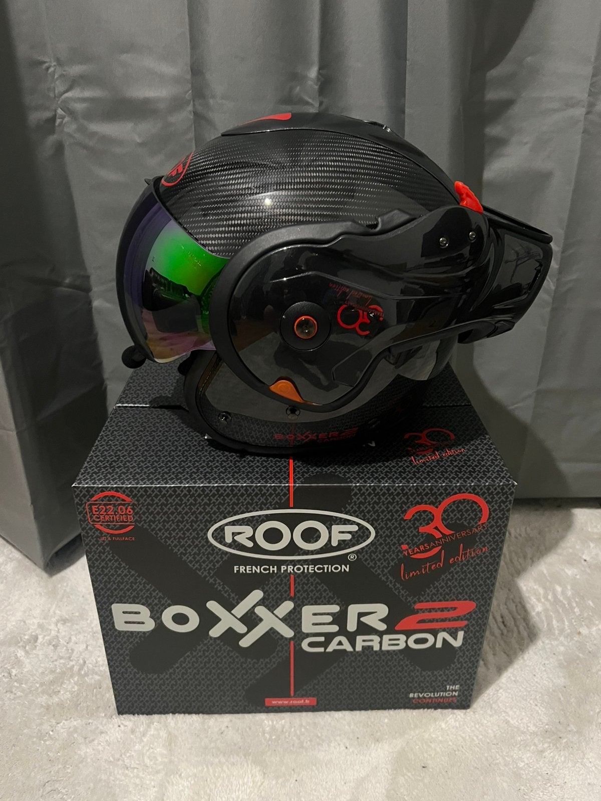 Boxxer carbon 2 30years aniversary Limited edition, Overige merken, M, Systeemhelm, Dames