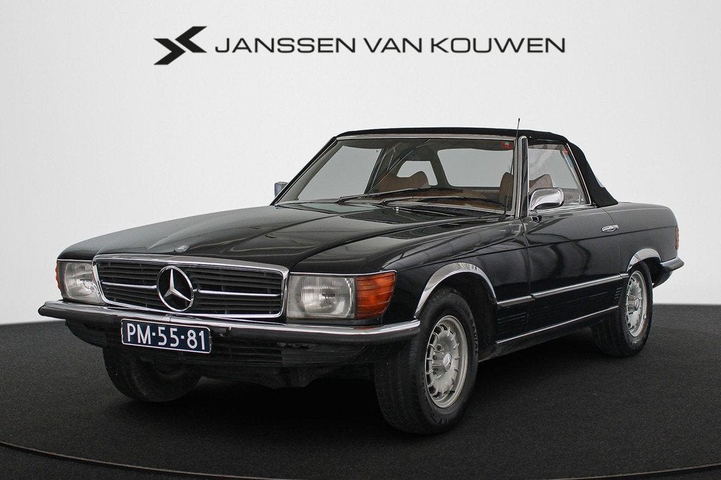 Mercedes-Benz SL-klasse 350 SL roadster / Automaat / Radio, Automaat, Gebruikt, Cabriolet, Zwart
