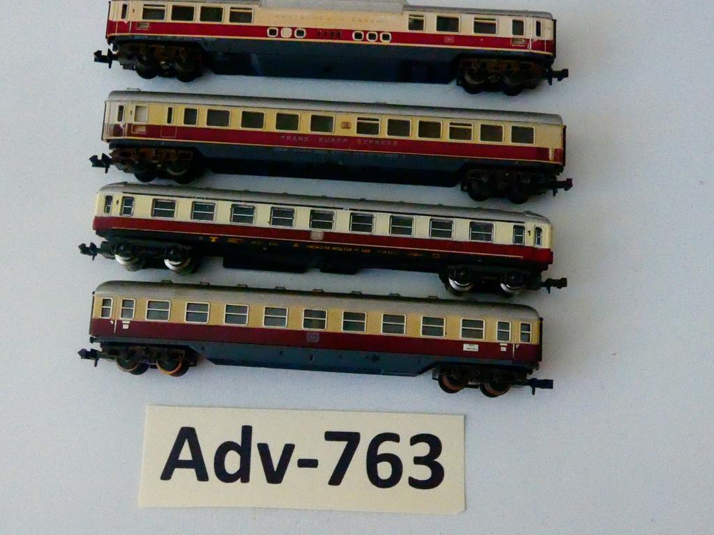 Adv763 N Spoor TEE Personenwagons Minitrix/Lima, Ophalen of Verzenden, Gebruikt, Gelijkstroom, Wagon