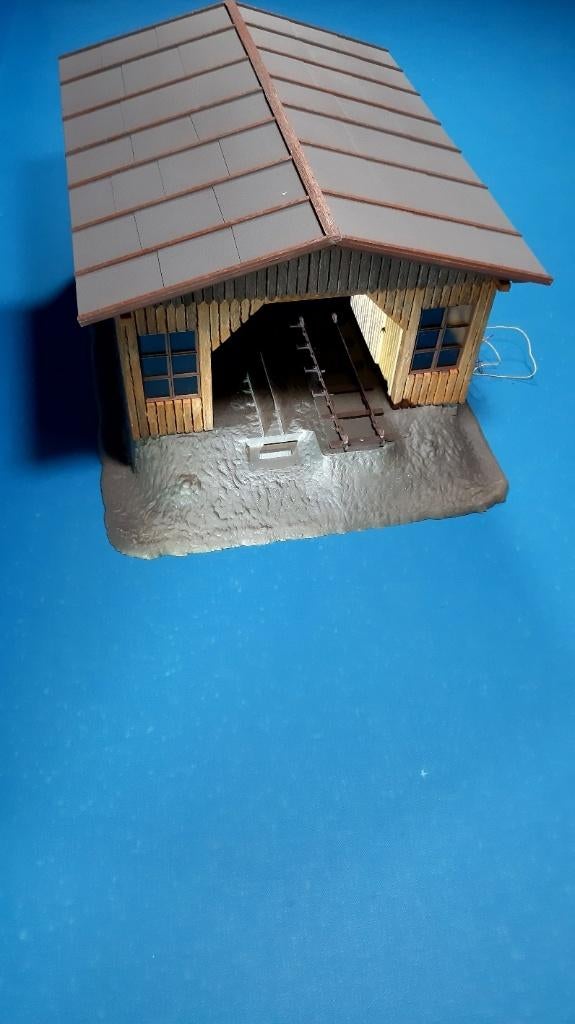 Unieke Pola houtzagerij te koop, Overige merken, Gelijkstroom of Wisselstroom, Brug, Tunnel of Gebouw, Ophalen of Verzenden