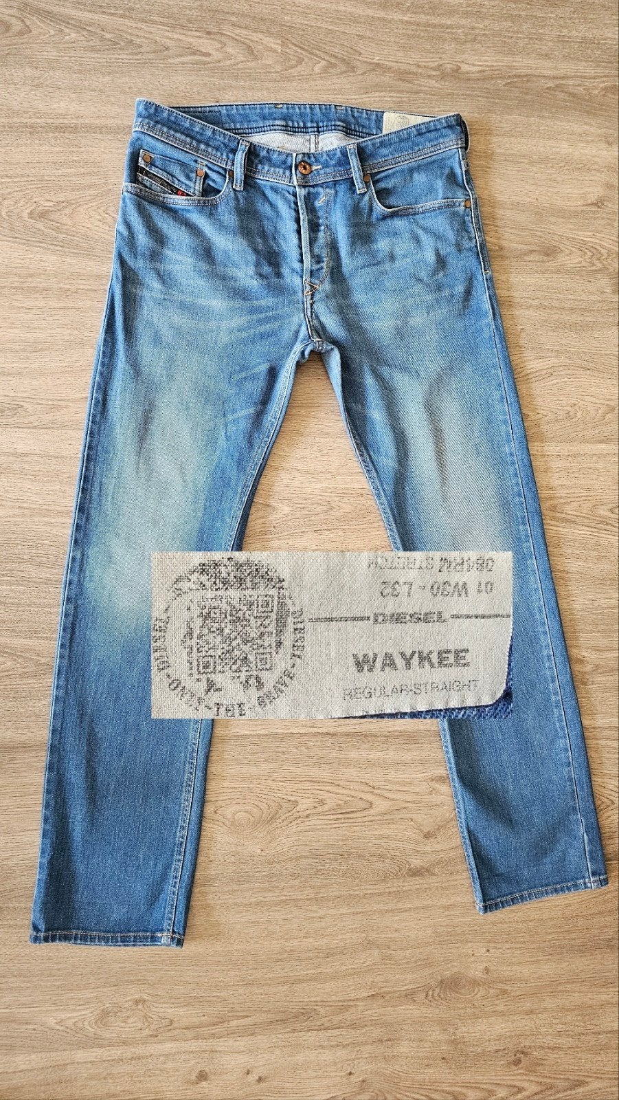 Diesel WAYKEE W30 L32 * GRATIS VERZENDEN! * straight #D3361, Diesel, Blauw, Diesel, W32 (confectie 46) of kleiner