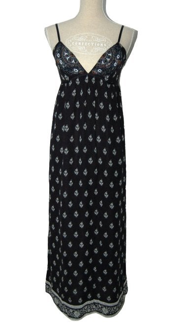 Calypso St. Barth 100% zijde jurkje, silk jurk, zwart, Mt. M, Maat 38/40 (M), Verzenden, Zwart, Zo goed als nieuw