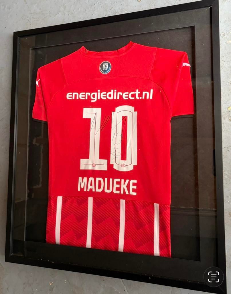 Gesigneerd en ingelijst matchworn Madueke shirt, Ophalen, Nieuw, Buitenlandse clubs, Shirt