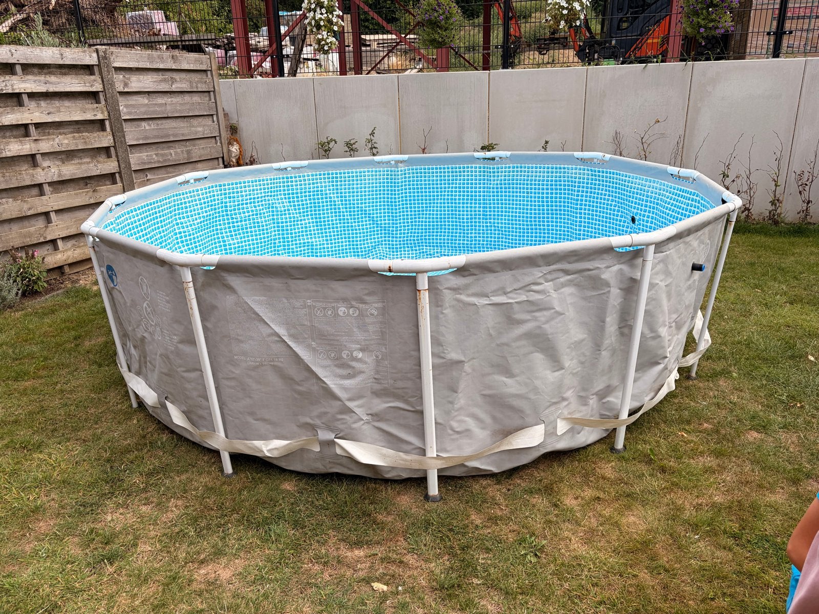 Intex Zwembad 366x99cm met pomp en accessoires, Ophalen, Gebruikt, 80 tot 120 cm, Rond