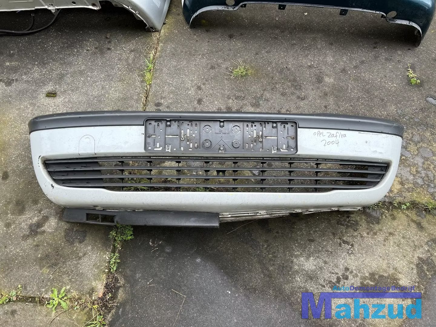 OPEL ZAFIRA A WIT voorbumper bumper voor 1998-2005, Gebruikt, Voor, Opel Automobile GmbH, Ophalen of Verzenden