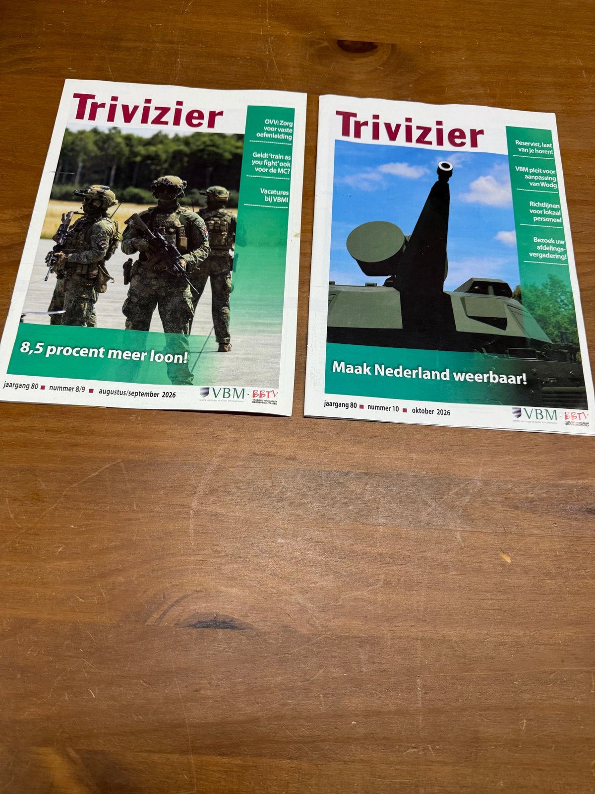 Trivizier magazines - Augustus/September & Oktober 2026, Ophalen of Verzenden, Gelezen, Overige typen