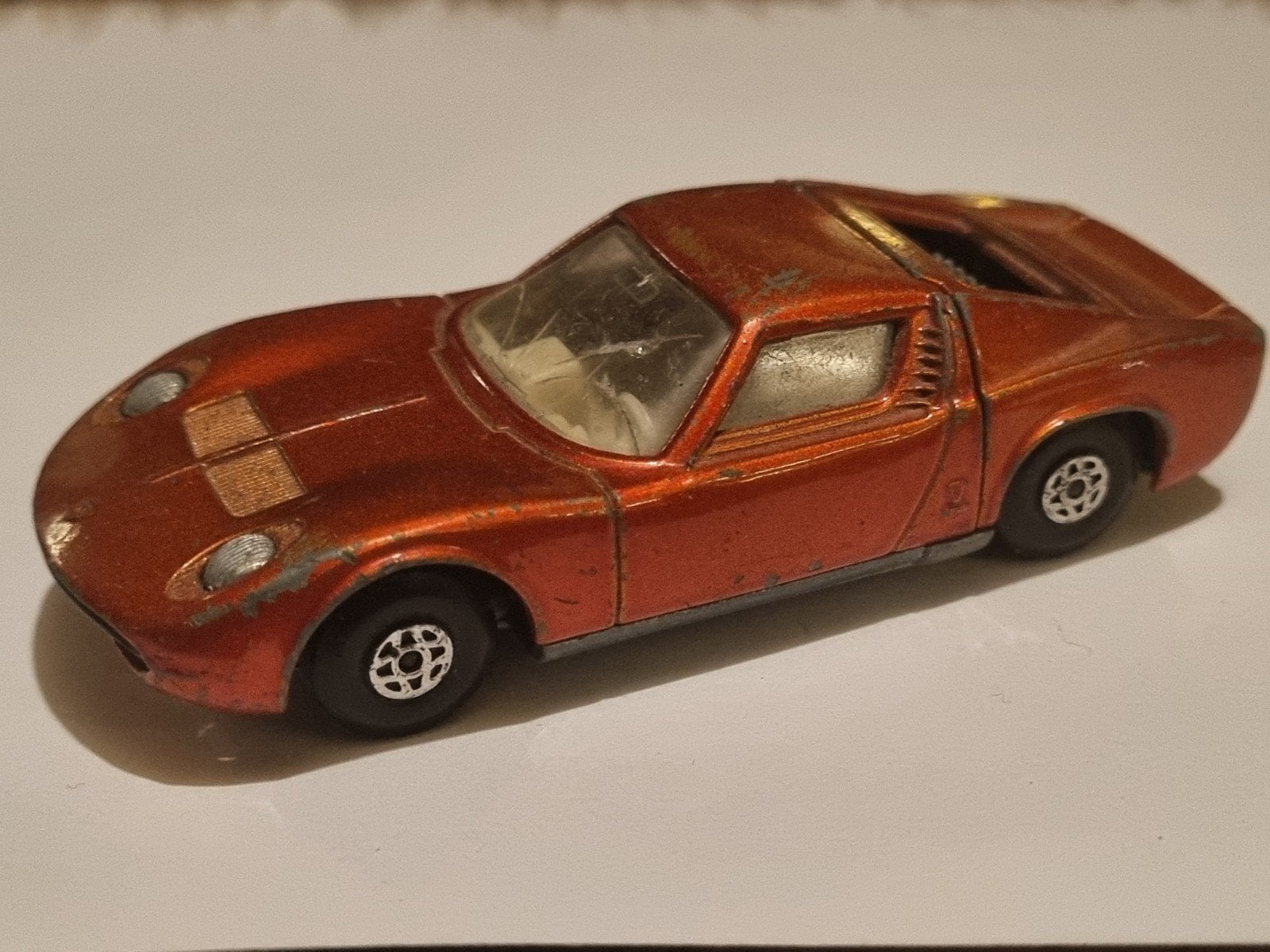 Matchbox Superfast K-24 Lamborghini Miura 1970, Ophalen of Verzenden, Gebruikt