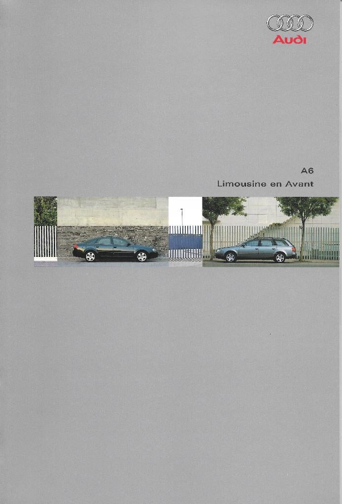 Audi A6 Limousine en Avant (map) folder, Ophalen of Verzenden, Zo goed als nieuw, Audi