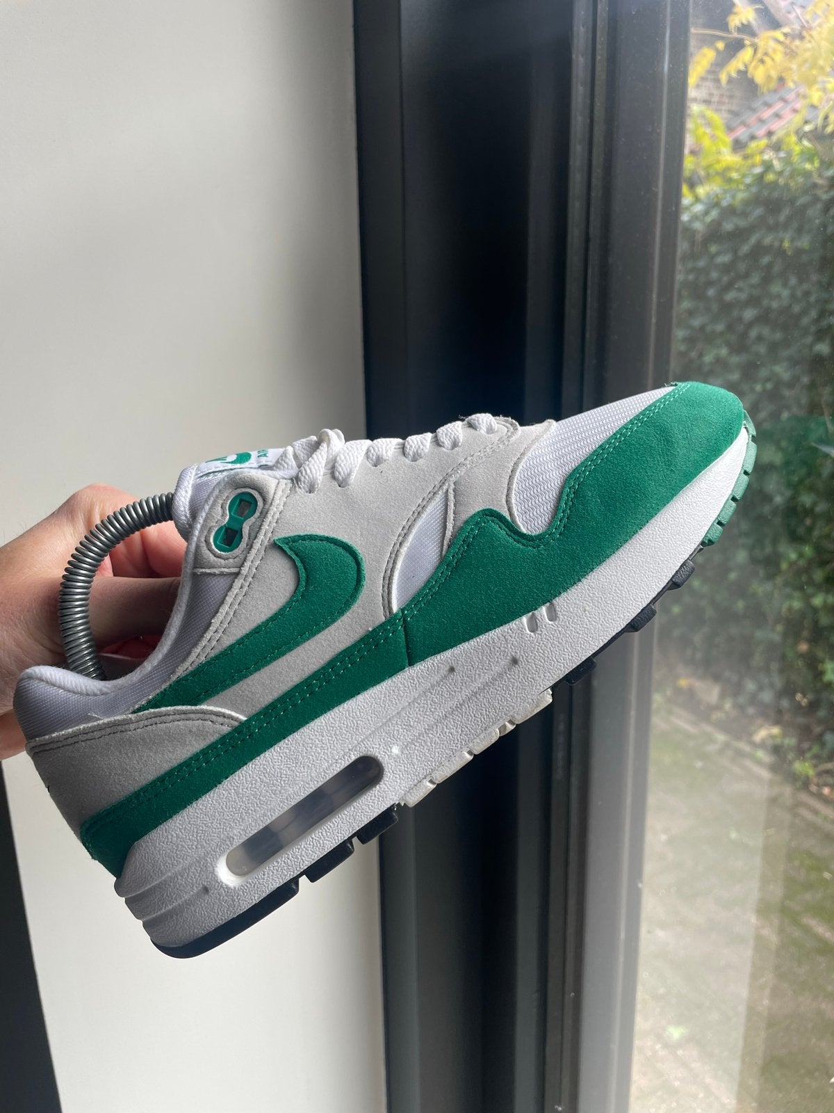 Nike Air Max 1 87 Malachite 39, Wit, Ophalen of Verzenden, Sneakers of Gympen, Zo goed als nieuw