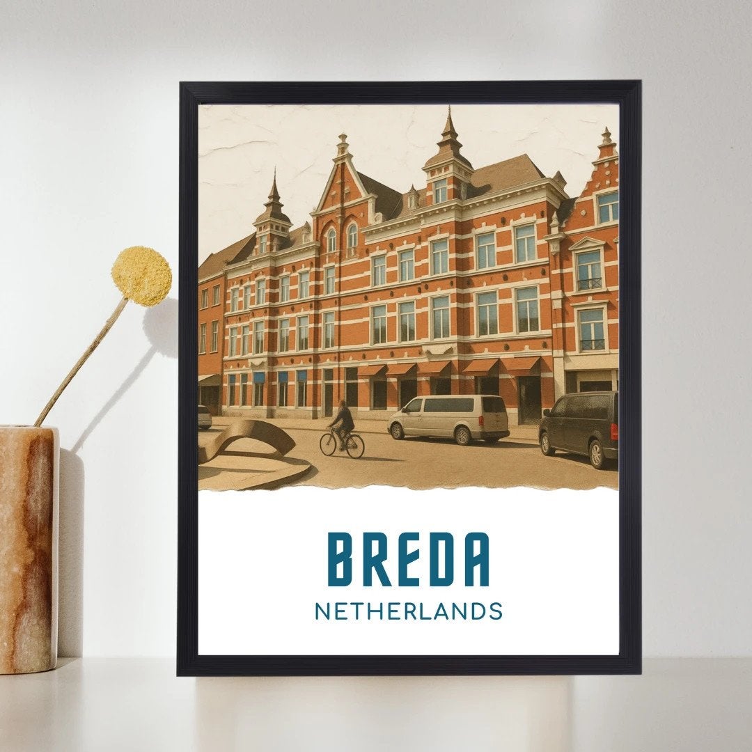 Breda A4 poster, Antiek en Kunst, Ophalen of Verzenden