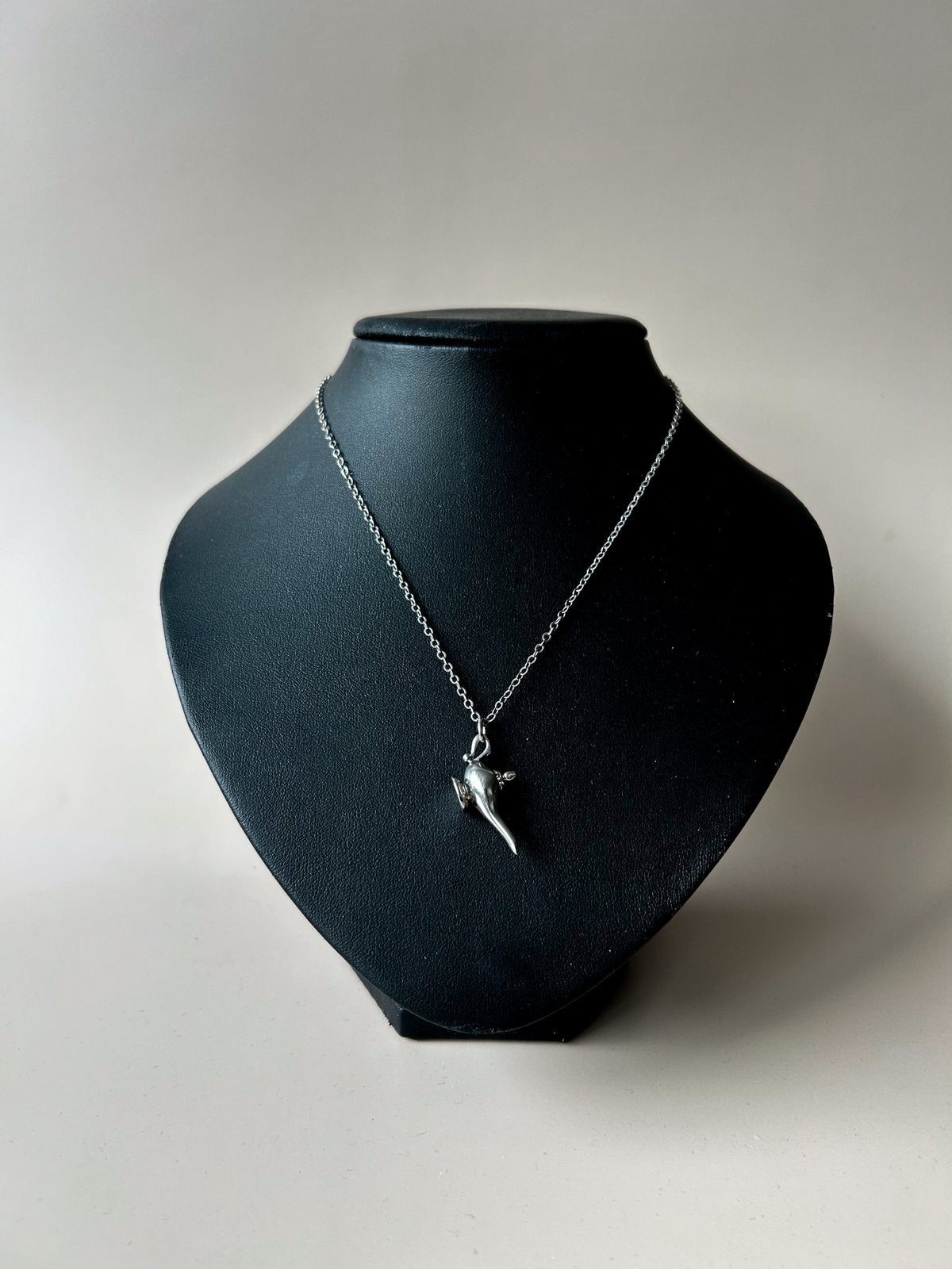 Disney Aladdin ketting Genie, Ophalen of Verzenden, Zo goed als nieuw, Zilver