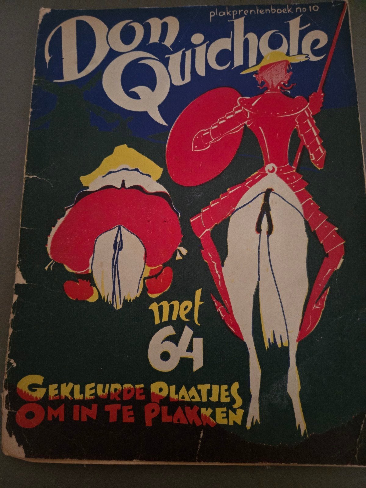 Plaatjesboek Don Quichote, Ophalen of Verzenden, Gelezen