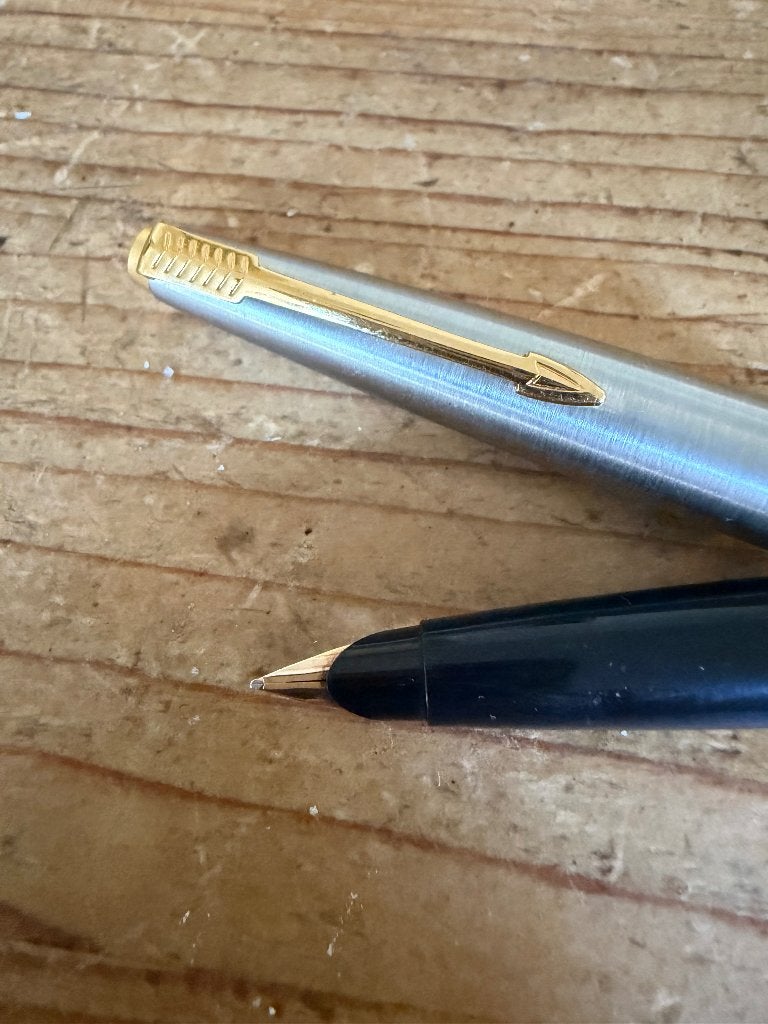 Parker 45 Black Barrel vulpen, Ophalen of Verzenden, Zo goed als nieuw, Vulpen, Parker