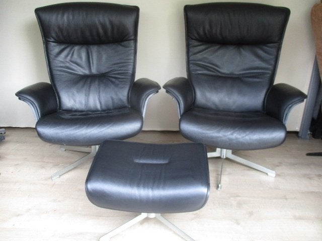 KEURIGE set Conform Prime design relax fauteuils met hocker, Huis en Inrichting, Fauteuils, 75 tot 100 cm, Zo goed als nieuw, 50 tot 75 cm