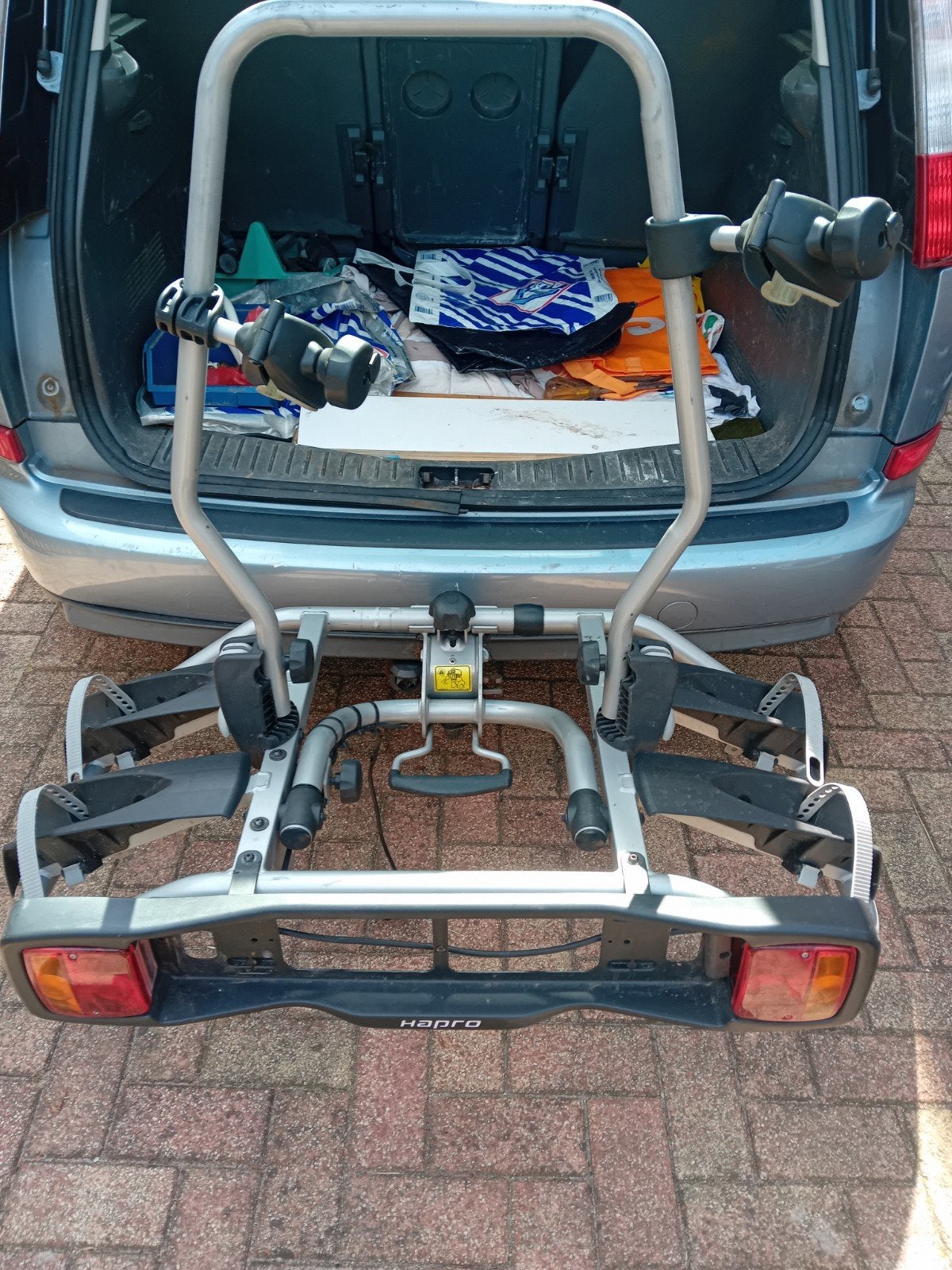 Hapro Atlas 2 fietsendrager voor trekhaak, Auto diversen, Ophalen, Gebruikt, Trekhaakdrager