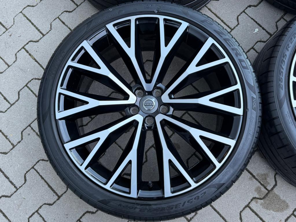 22” INCH VOLVO XC90 XC60 VELGEN ORIGINEEL ZOMER 2-TONE 5X108, 265 mm, Banden en Velgen, Overige maten, Ophalen of Verzenden