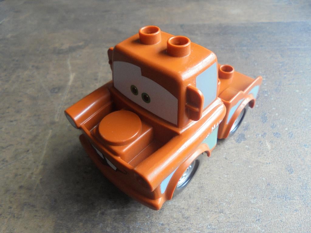 Lego Duplo Cars Figure Tow Mater (zie foto's), Ophalen of Verzenden, Gebruikt, Losse stenen, Duplo