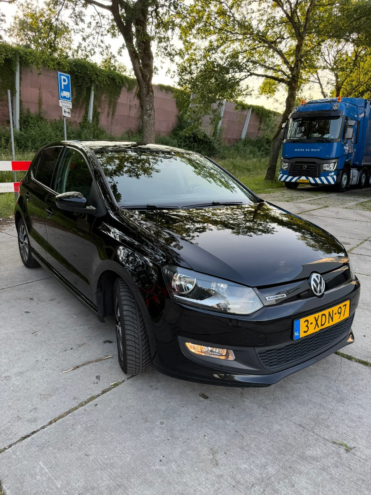 Volkswagen Polo 1.4 TDI 55KW BMT 2014 Zwart, Voorwielaandrijving, 580 kg, Zwart, Origineel Nederlands