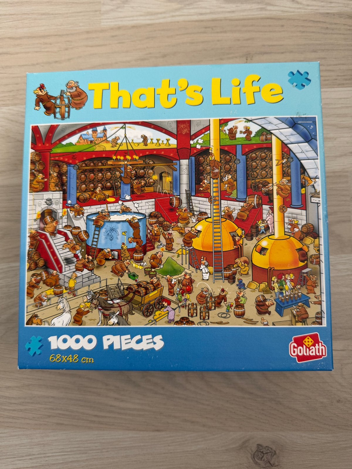 Puzzel thats life 1000 stukjes, Hobby en Vrije tijd, Denksport en Puzzels, Ophalen of Verzenden, 500 t/m 1500 stukjes, Zo goed als nieuw