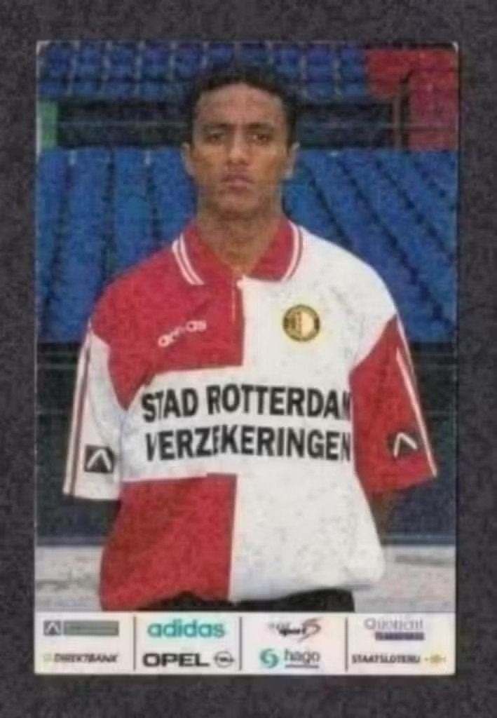 Voetbal Feyenoord Claucio de Jesus Carvalho Jaren 90., Ophalen of Verzenden, 1980 tot heden, Ongelopen, Sport en Spel