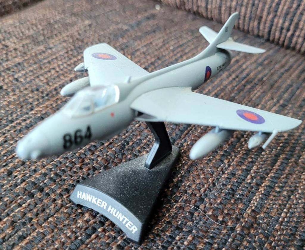 Hawker hunter model gevechtsvliegtuig us air force plane het, Ophalen of Verzenden, Schaalmodel