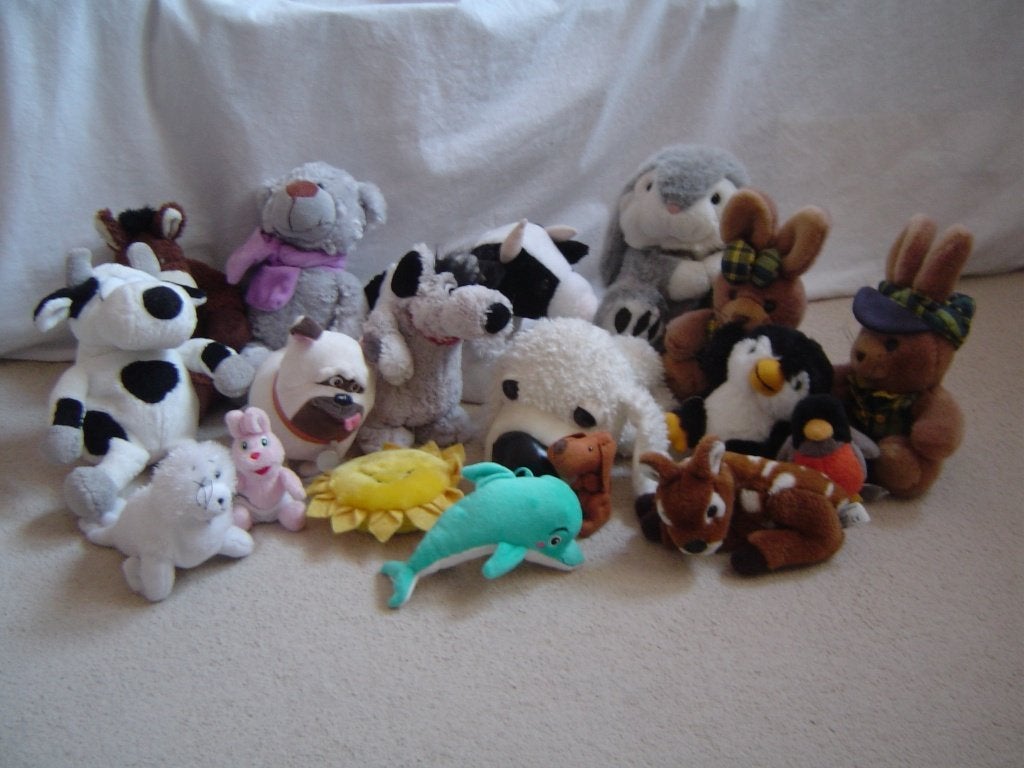 diverse pluche knuffels, Gebruikt, Overige merken, Overige karakters, Overige typen