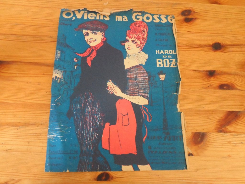 O viens ma gosse - de bozi / cazol / moreau, Muziek en Instrumenten, Bladmuziek, Piano, Gebruikt, Ophalen of Verzenden, Artiest of Componist