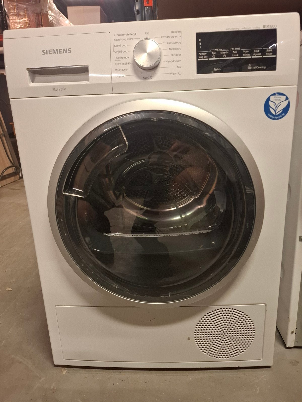 Siemens iq500 warmtepompdroger, Ophalen, 6 tot 8 kg, Overige typen, Zo goed als nieuw