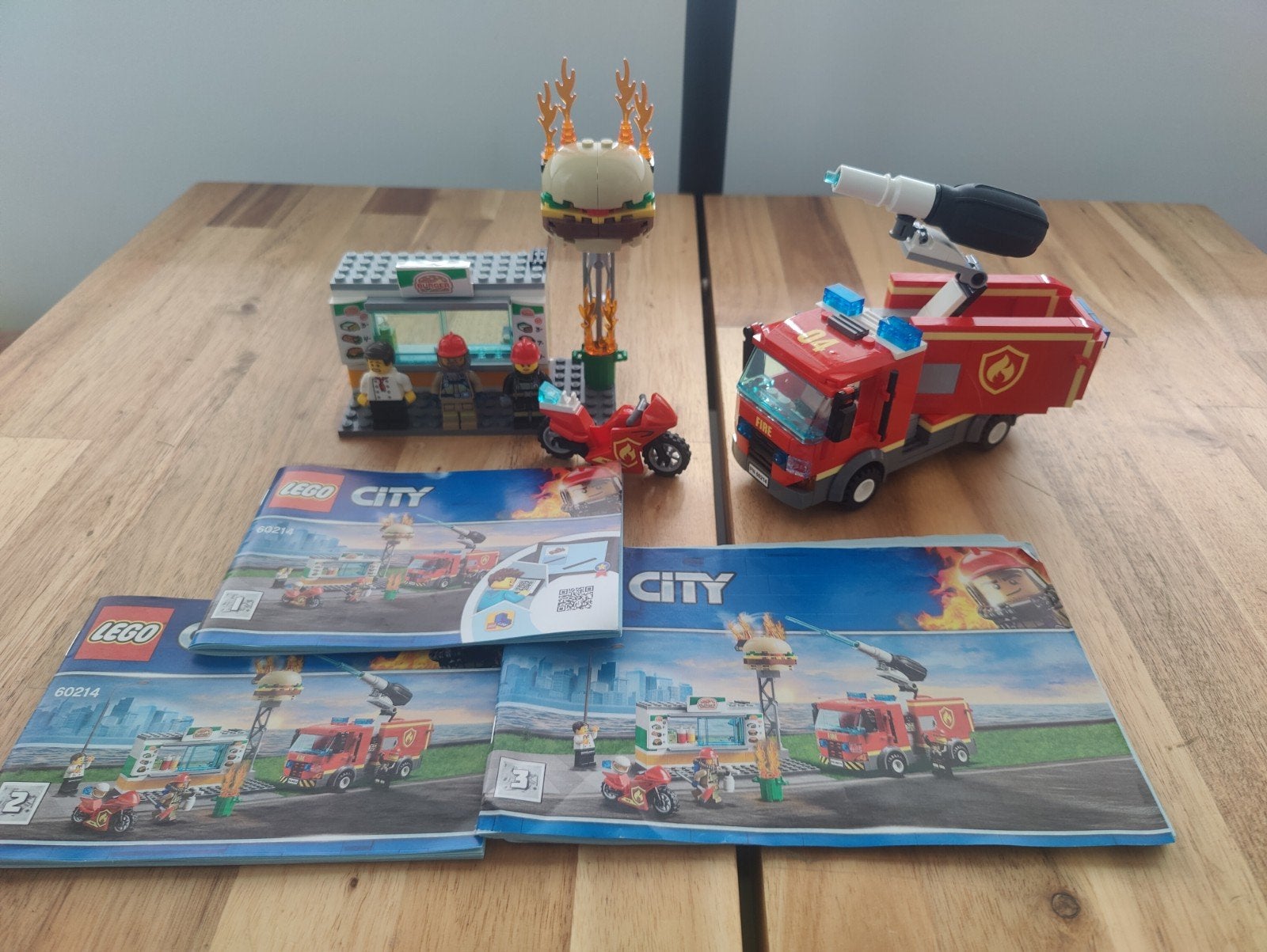 Lego 60214 brand in Hamburger kraam, Ophalen of Verzenden, Gebruikt
