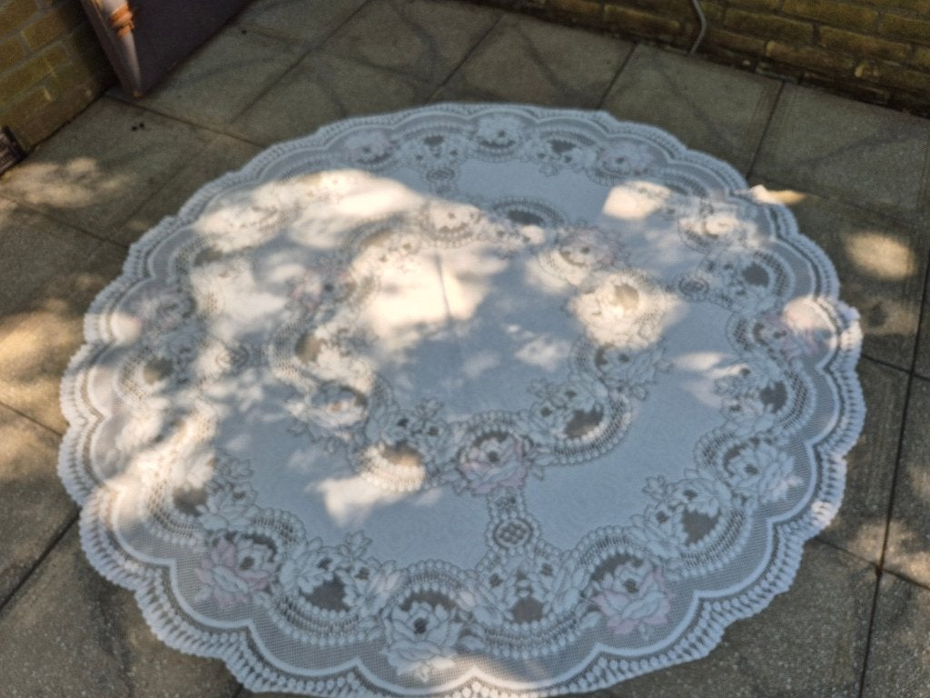 rond tafelkleed, Rond, Ophalen of Verzenden, Katoen, Tafelkleed