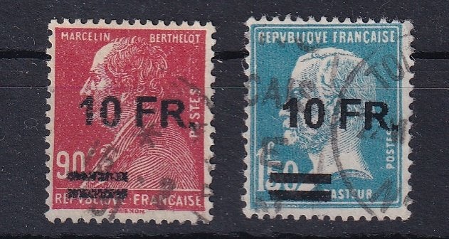 B217) 1927 Frankrijk Mi 201/1 €10.600 LP opdrukken?, Verzenden, Gestempeld
