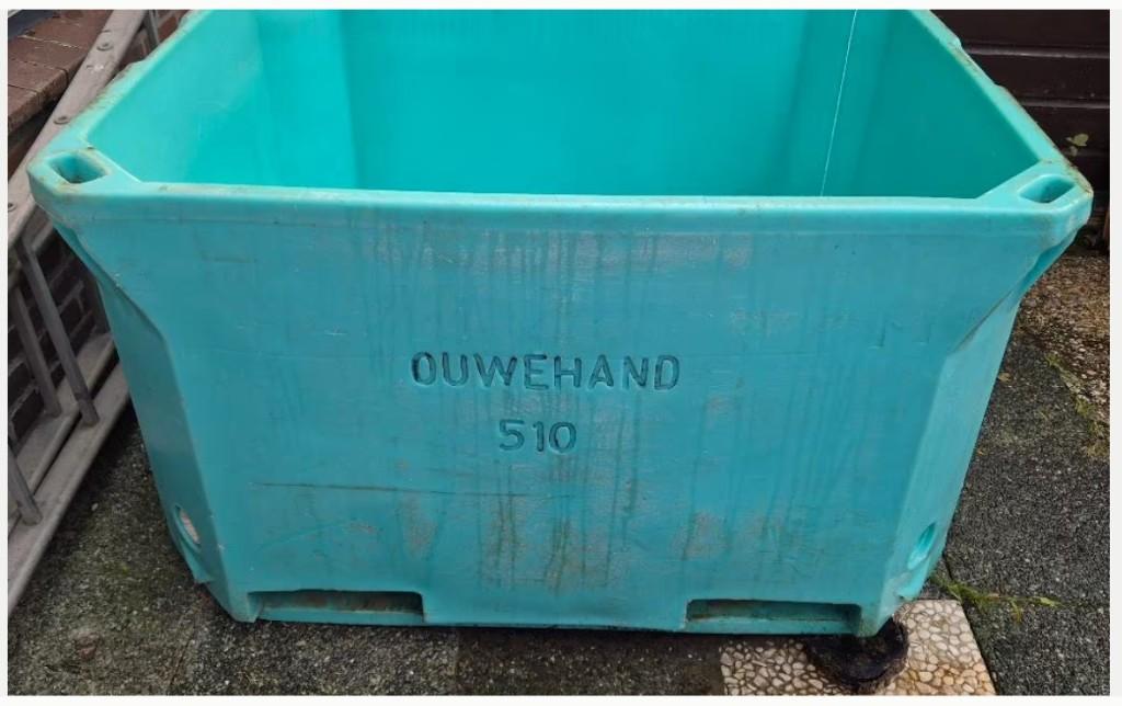 Palletbox, zwembak, Quarantinebak, Ophalen, Gebruikt