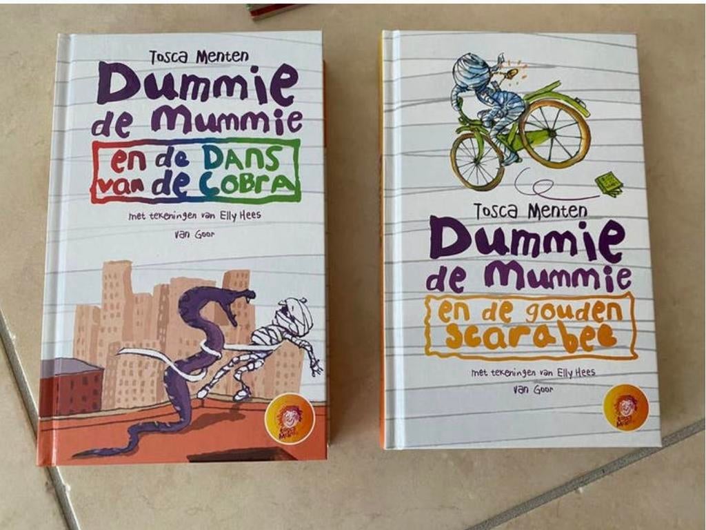 2x lees boek Tosca Menten dummy de mummy nieuw, Ophalen of Verzenden, Nieuw