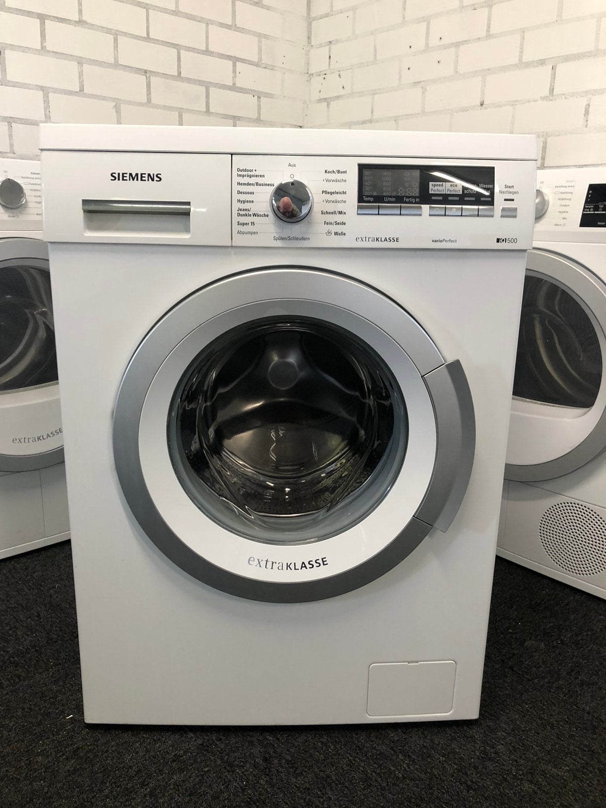 8kg A+++ Wasmachine Siemens iQ500 MET GARANTIE OPHALEN, Ophalen, Minder dan 85 cm, 8 tot 10 kg, Kort programma
