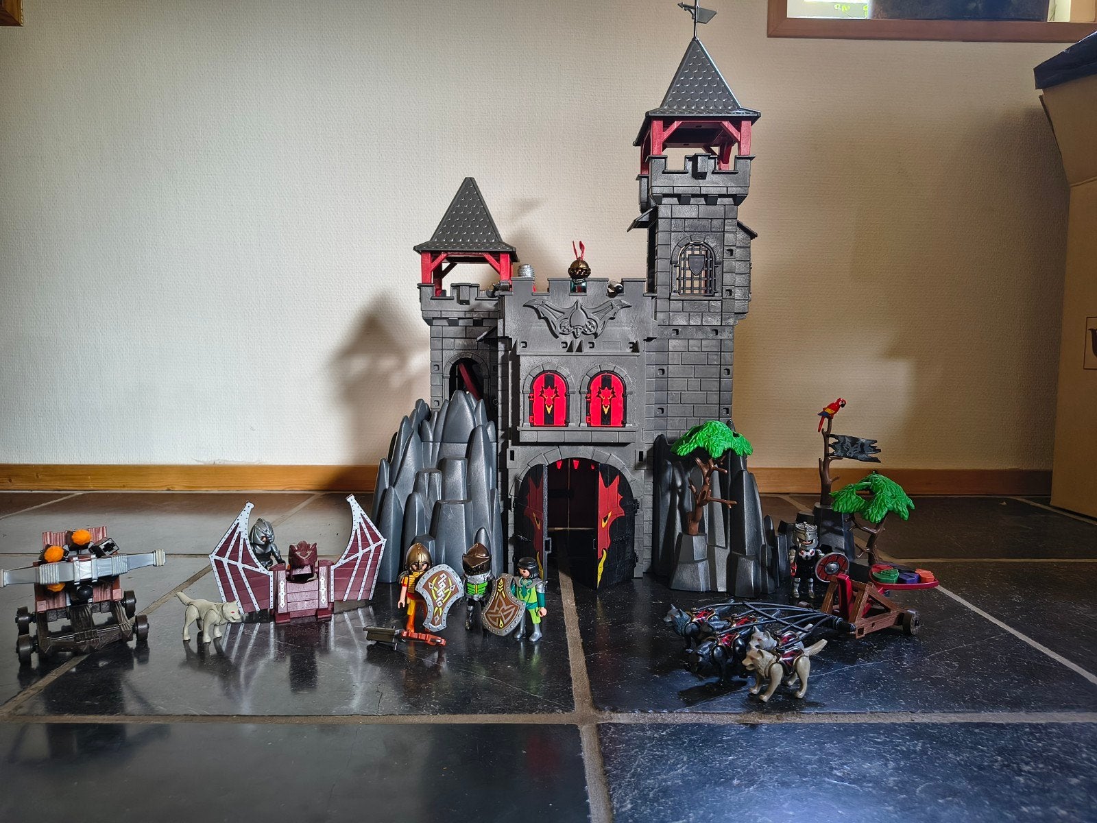 Playmobil ridder kasteel met veel extra's, Ophalen, Gebruikt