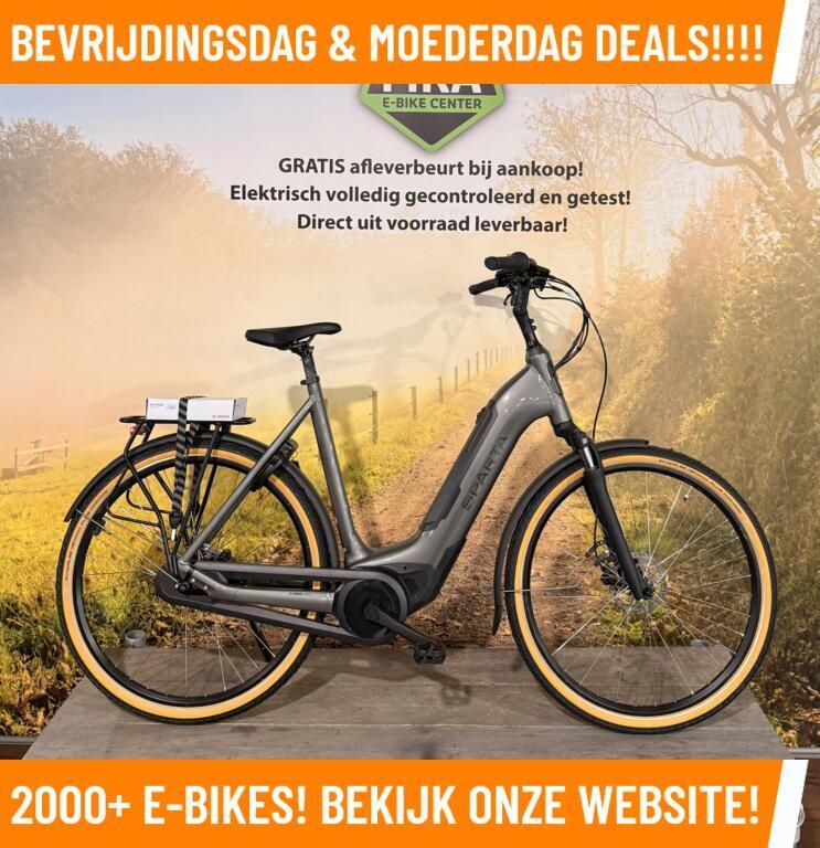 Sparta C-Grid Energy Elektrische fiets met BOSCH motor ebike, Sparta, Nieuw, 50 km per accu of meer, 55 tot 59 cm