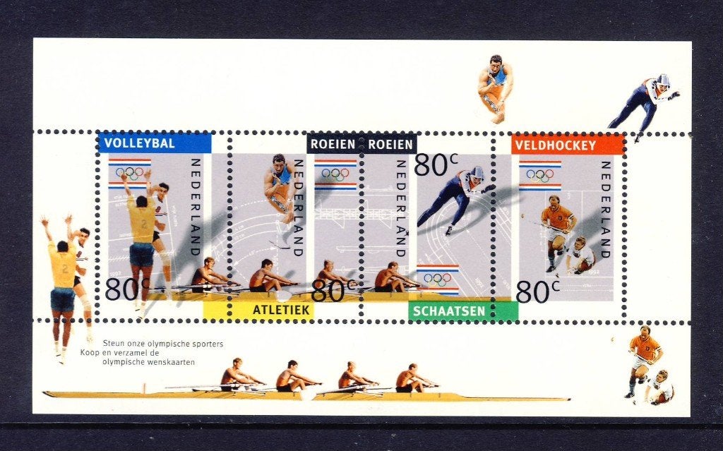 Postfris, Blok Olympische Spelen 1992 NVPH 1517, Verzenden, Na 1940, Postfris