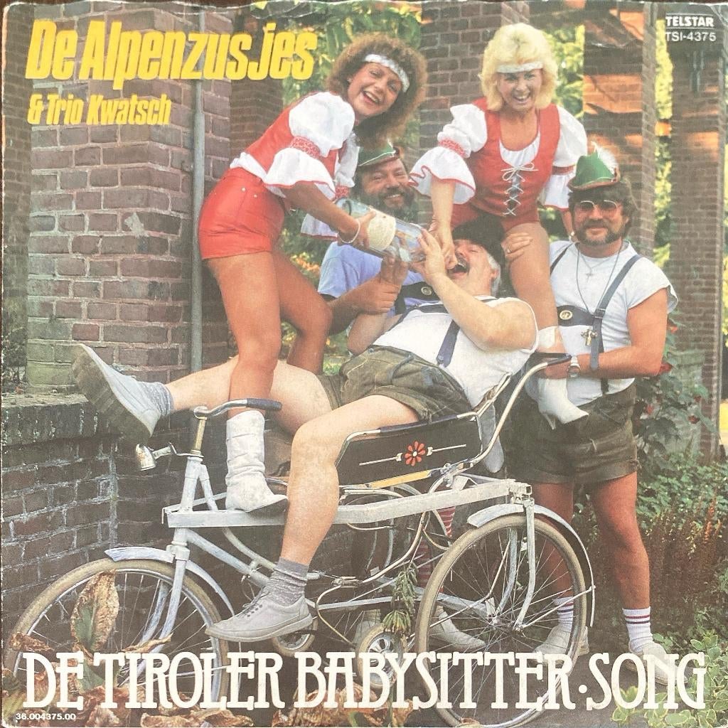 Alpenzusjes & Trio Kwatsch, De Tiroler Babysitter Song, Gebruikt, 7 inch, Ophalen of Verzenden, Nederlandstalig