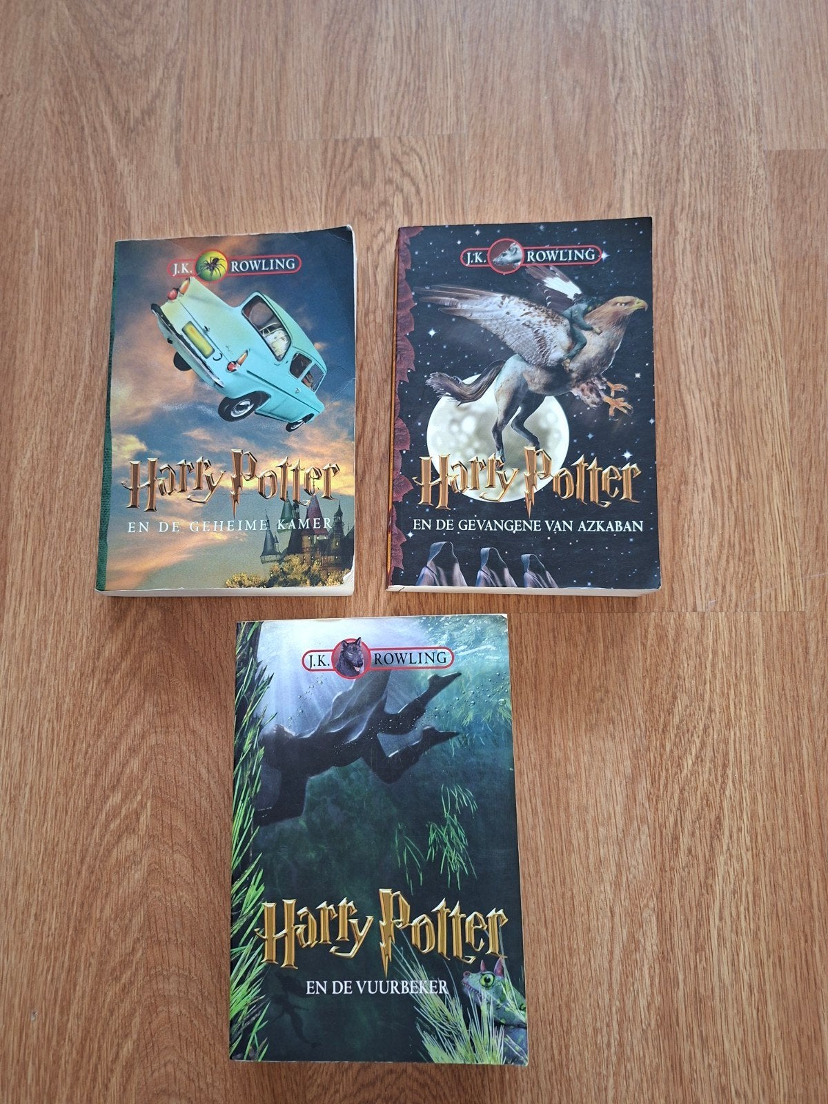 Harry Potter boeken. 3 stuks, Boeken, Ophalen, Zo goed als nieuw