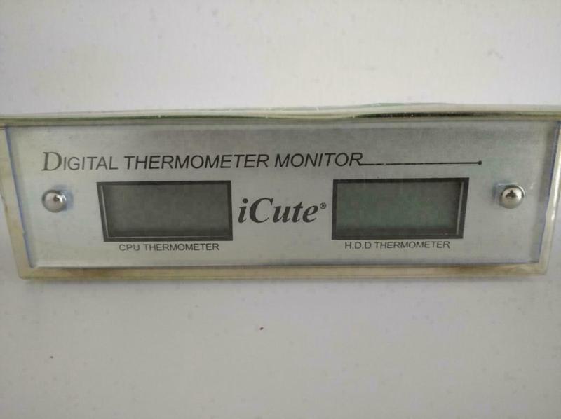 iCute Aluminum Digital Thermometer 5.25" CPU/HDD Temperature, Ophalen of Verzenden, NA, NA, NA