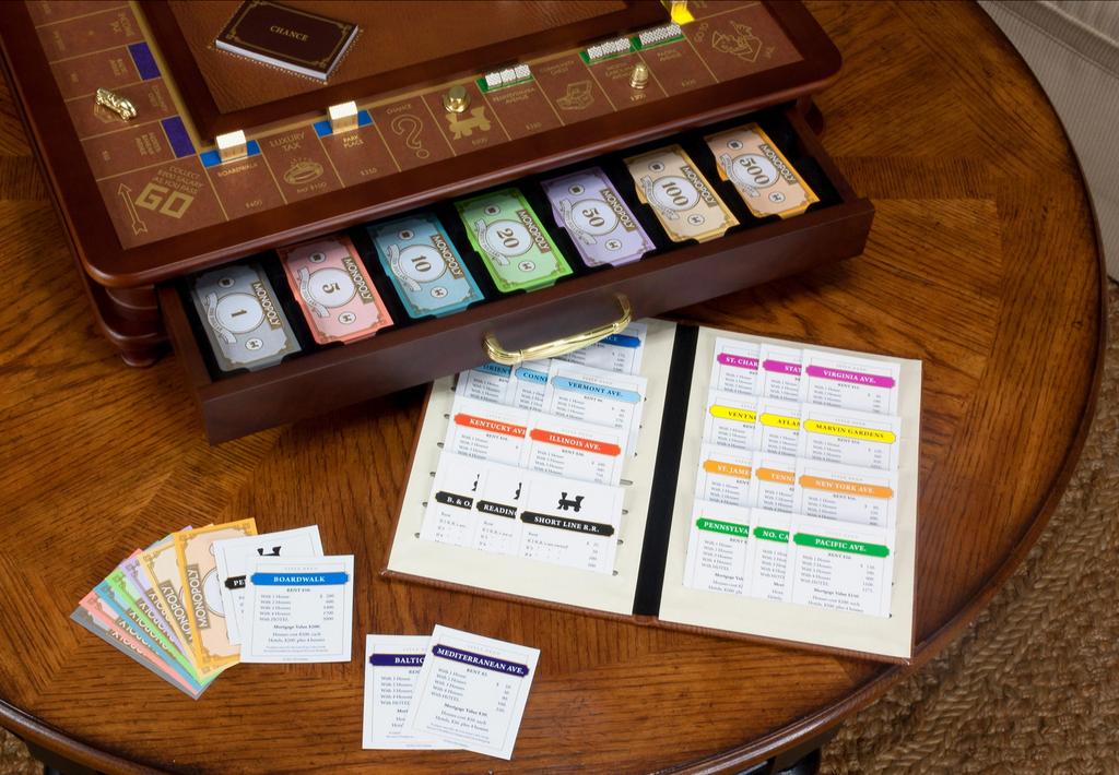 Monopoly Speciale Deluxe Editie (Amerikaans, Engelstalig), Hobby en Vrije tijd, Gezelschapsspellen | Bordspellen, Drie of vier spelers