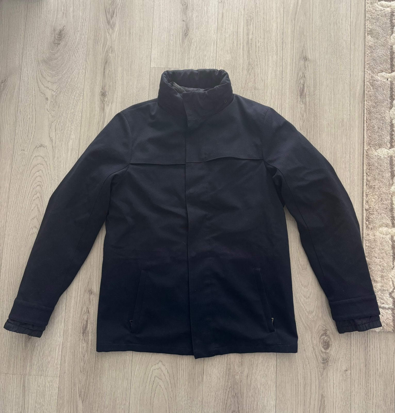 Prada SGJ062 Heren Winterjas Maat S (46), Ophalen of Verzenden, Zo goed als nieuw, Maat 46 (S) of kleiner, Zwart