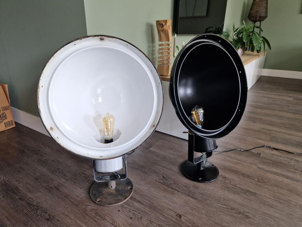 Vintage vloerlampen Thomassen en Drijver Deventer, Ophalen, Gebruikt, Vintage, industrieel, deventer, Minder dan 100 cm