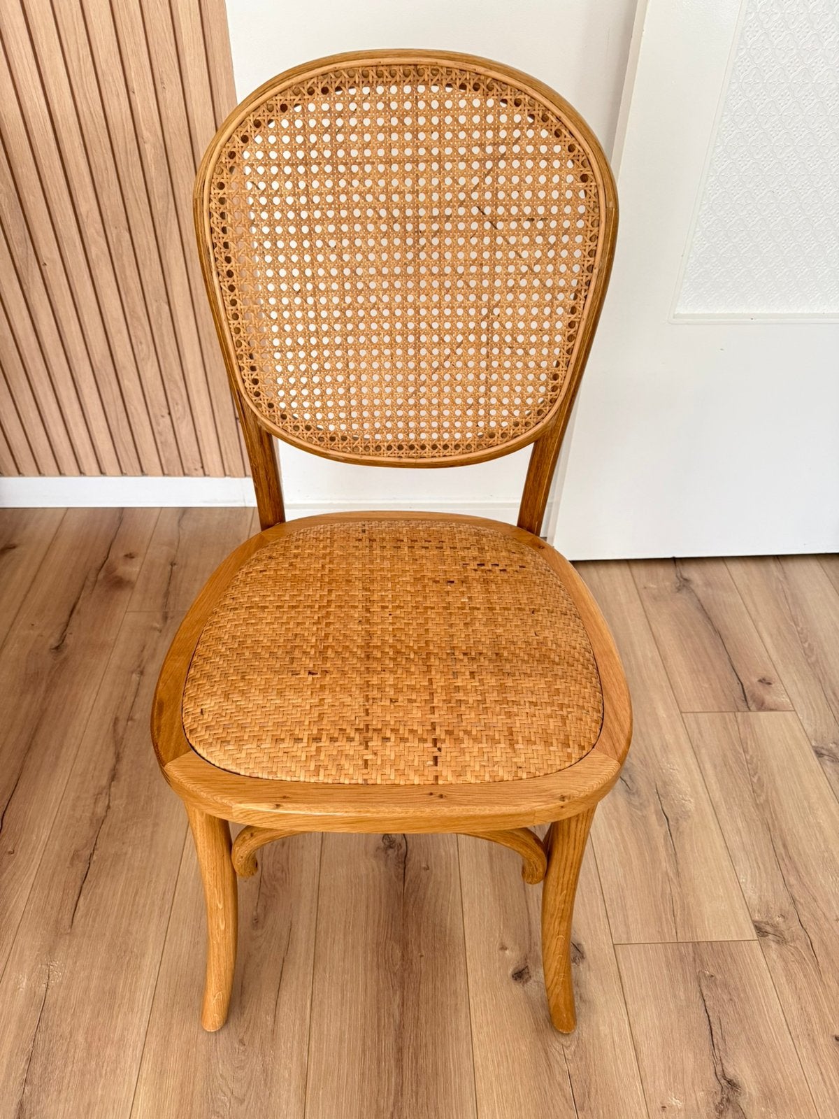 Eettafel stoelen hout 6x, Ophalen, Zo goed als nieuw, Twee