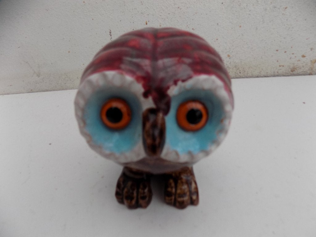 uilen uil keramiek decoratief dierenverzameling verzameling, Ophalen of Verzenden, Gebruikt