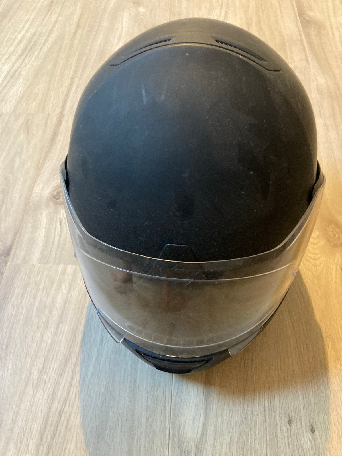 Zwarte motorhelm - Maat L - Goede staat, Overige merken, Heren, Ophalen of Verzenden, Integraalhelm