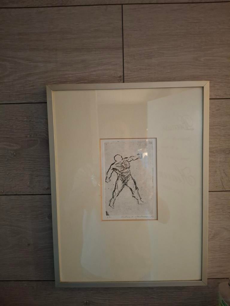 Jan Bezemer Litho - Gesigneerd en Genummerd, Antiek en Kunst, Ophalen of Verzenden