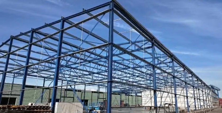 Complete staalconstructie circa 2000m2, Ophalen, Gebruikt