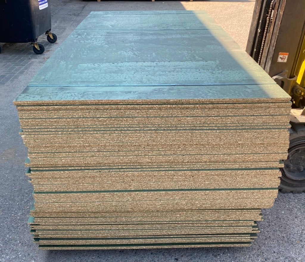 Spaanplaat vochtbestendig V313 250x125cm 12mm rechte kanten, Ophalen, Nieuw, 250 cm of meer, Overige typen